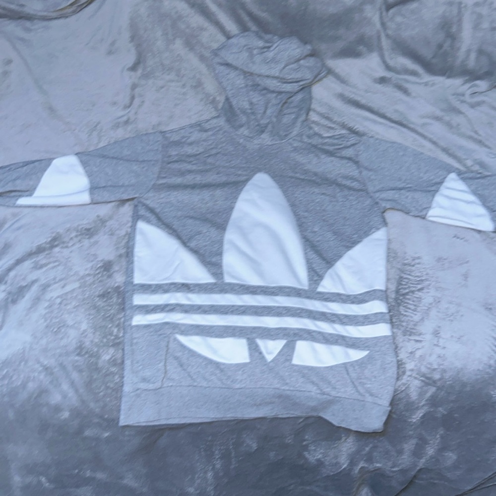 Adidas hoodie, looking for offers, grey, M,